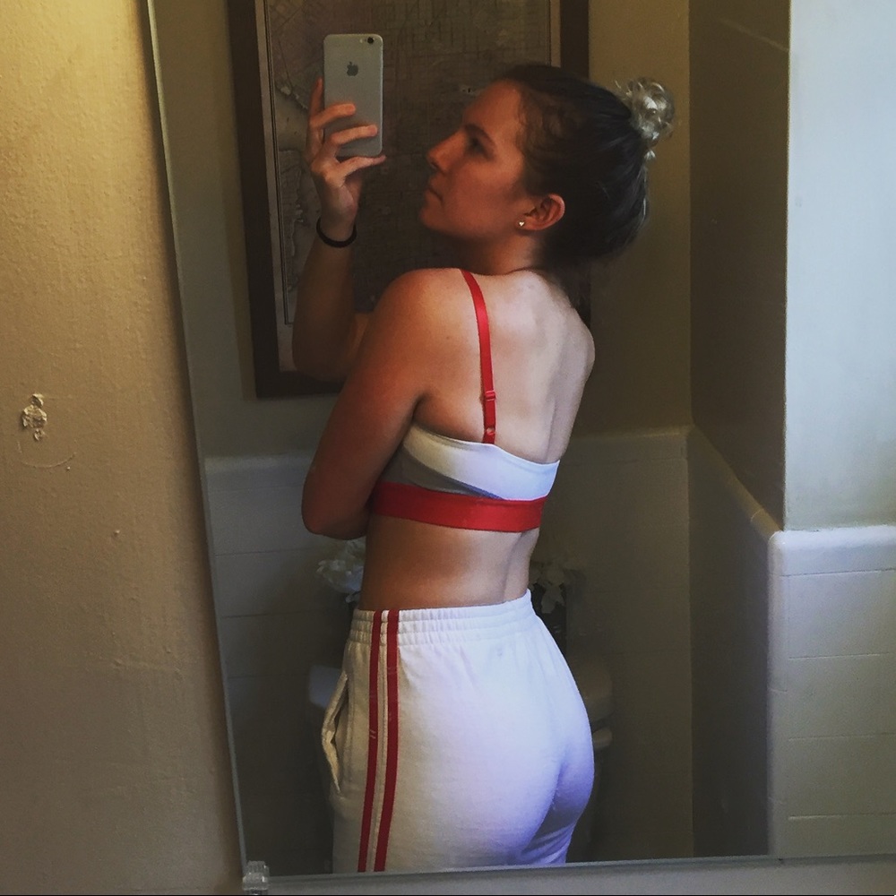 Striped sweatpants